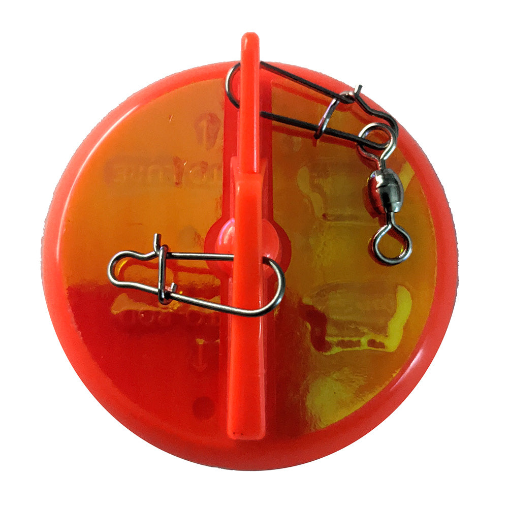 Luhr-jensen /4" Dipsy Diver - Fire/ Bottom Moon Jelly