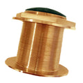Echonautics Bronze Low-Profile Thru-Hull Medium-Frequency CHIRP Transducer - 1kW, 0&deg; Tilt, 85-135kHz