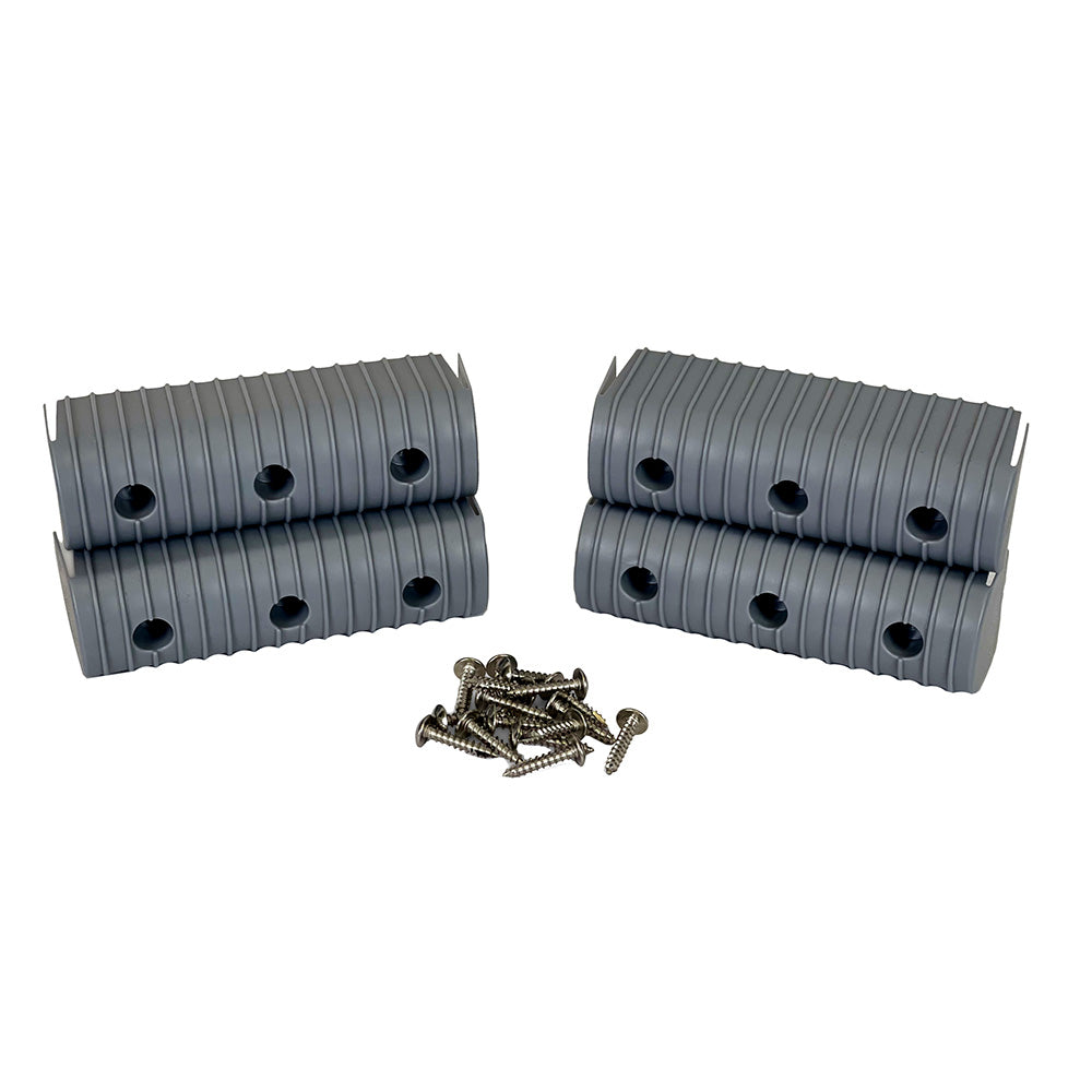 Caliber Bunkwrap End Cap 2x6" Accessory Kit W/ Steel Hardware *4-pack