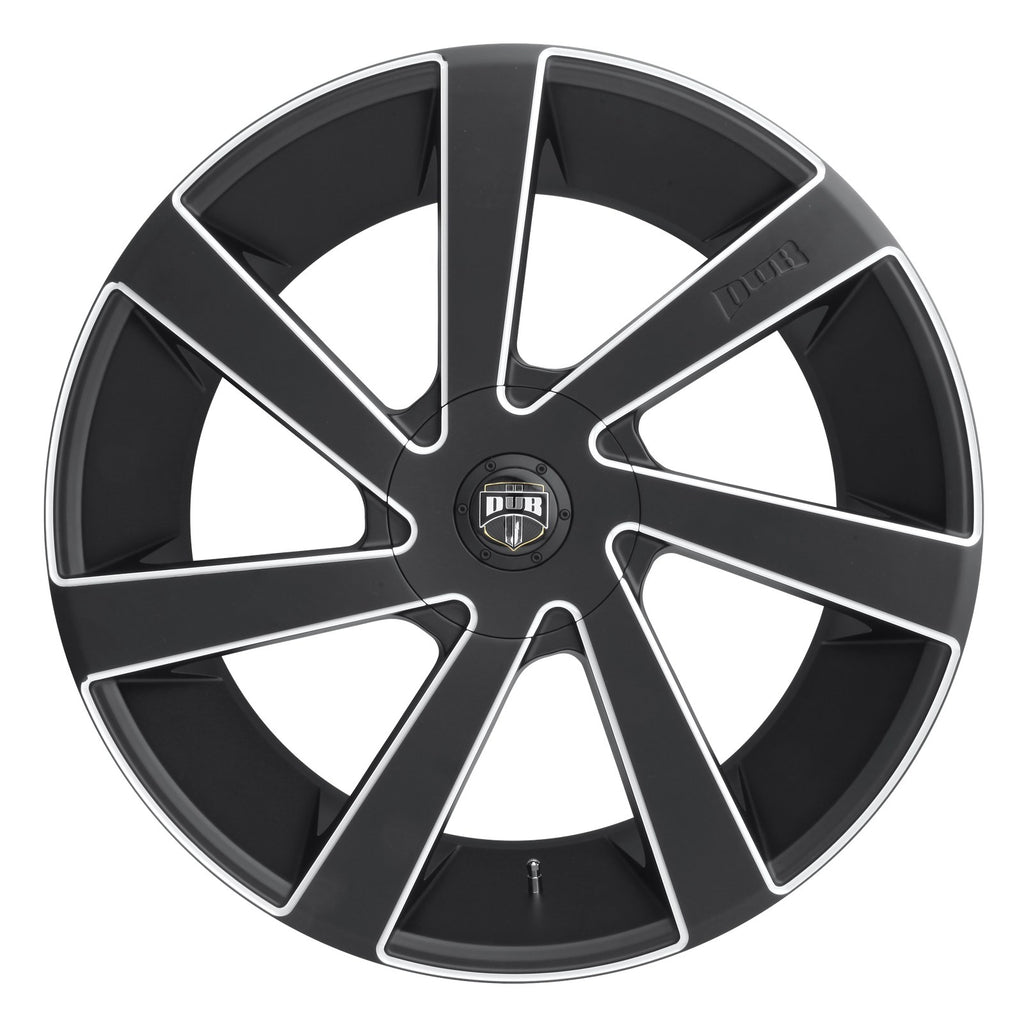 Dub 1PC Dub Directa Cap-Black Milled Edge