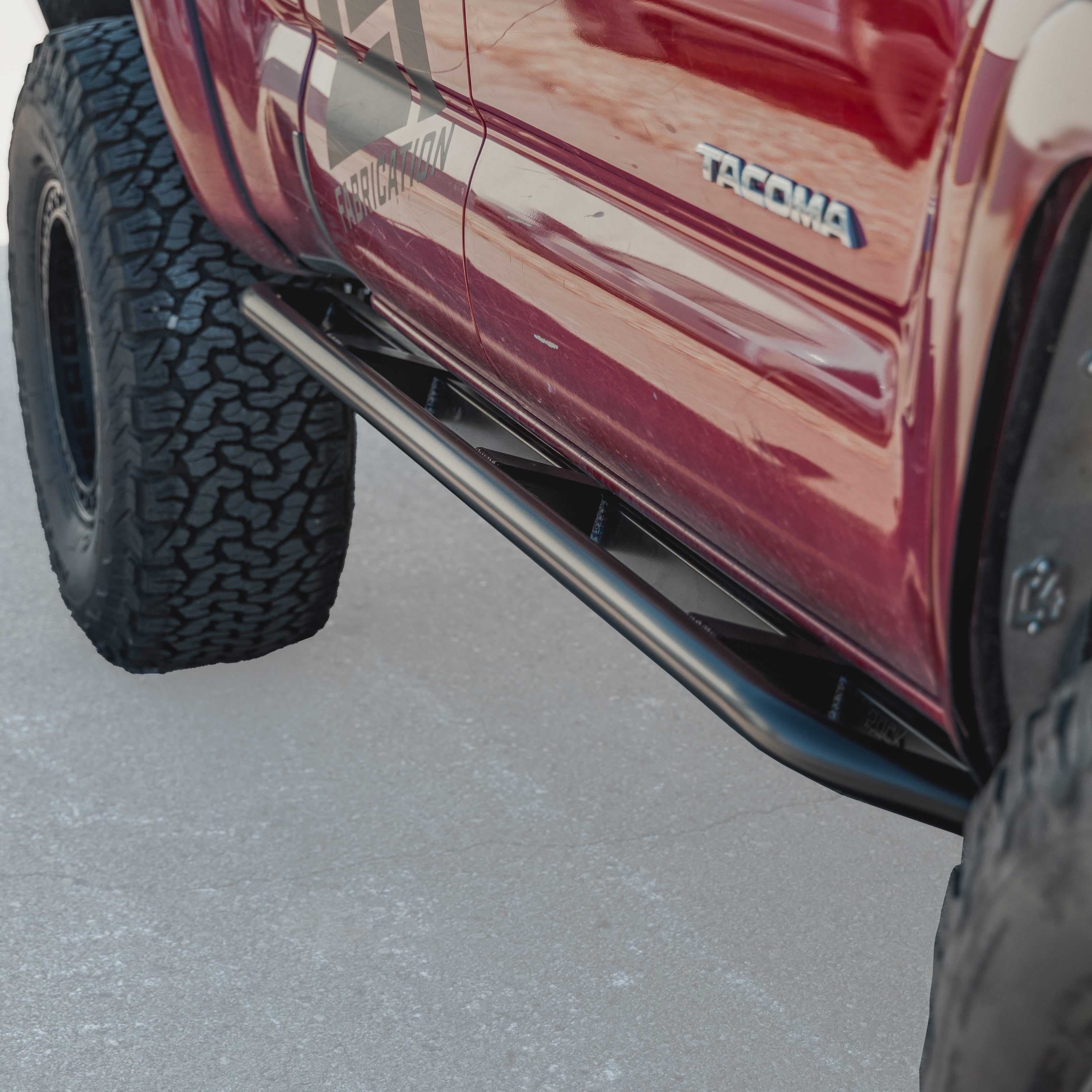 Tacoma Rock Runner Sliders / 2nd & 3rd Gen / 2005-2024 | Access Cab Long Bed or Double Cab Short Bed