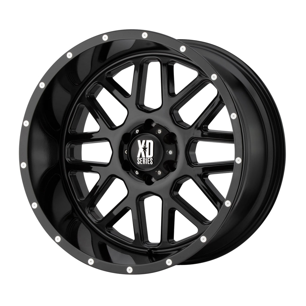 XD820 20X12 5X5.0 Satin Black -44MM