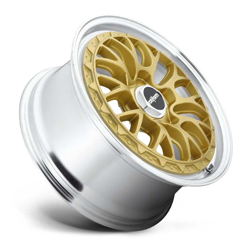 Rotiform LSR CAP PLATE-SATIN GOLD