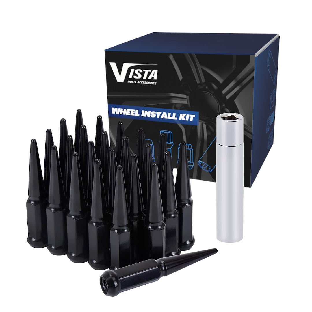 14X1.5 6 Lug Spike Kt 111MM Lng Blk
