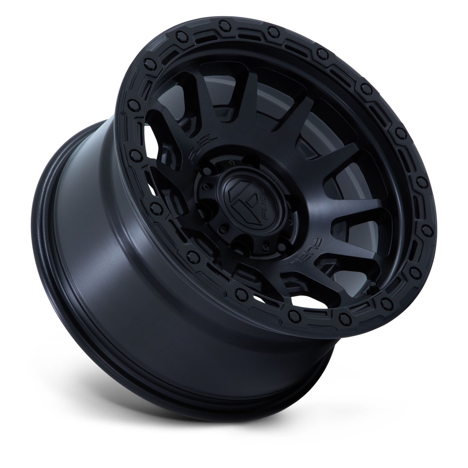 Fuel 1PC Fortress 18X9 6X135 87 +1 M-Blk G-Blk