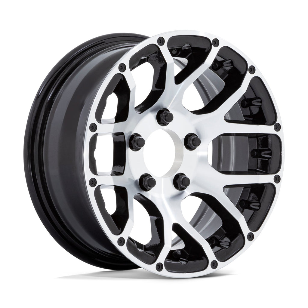 Helo HE1825 15X6 6X5.5 +0 G-Blk-Mch (No Cap)