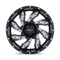 Helo HE1821 14X6 5X4.5 -6 G-Blk-Mch (No Cap)