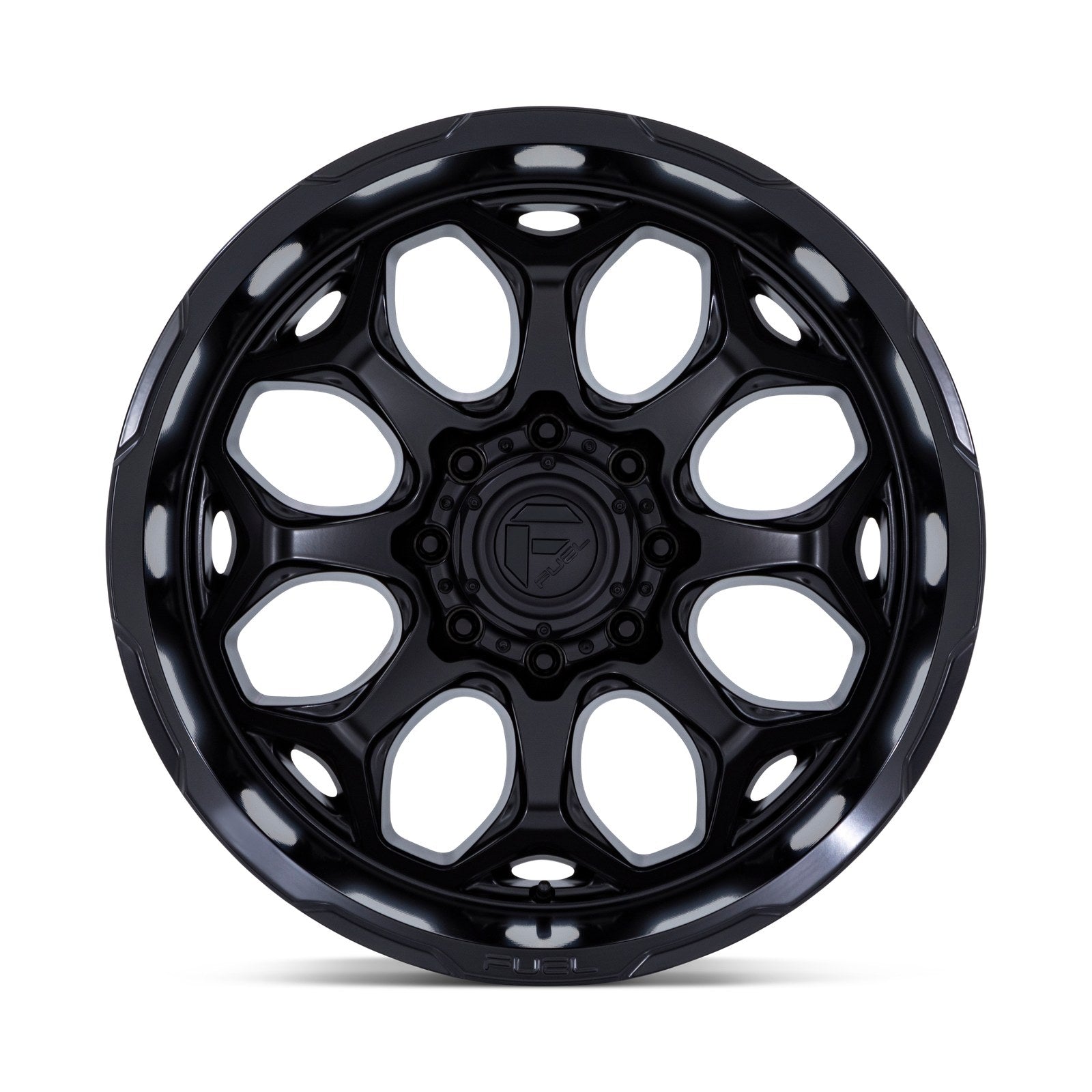 Fuel 1PC Scepter 22X12 8X170 125 -44 Blk-Out
