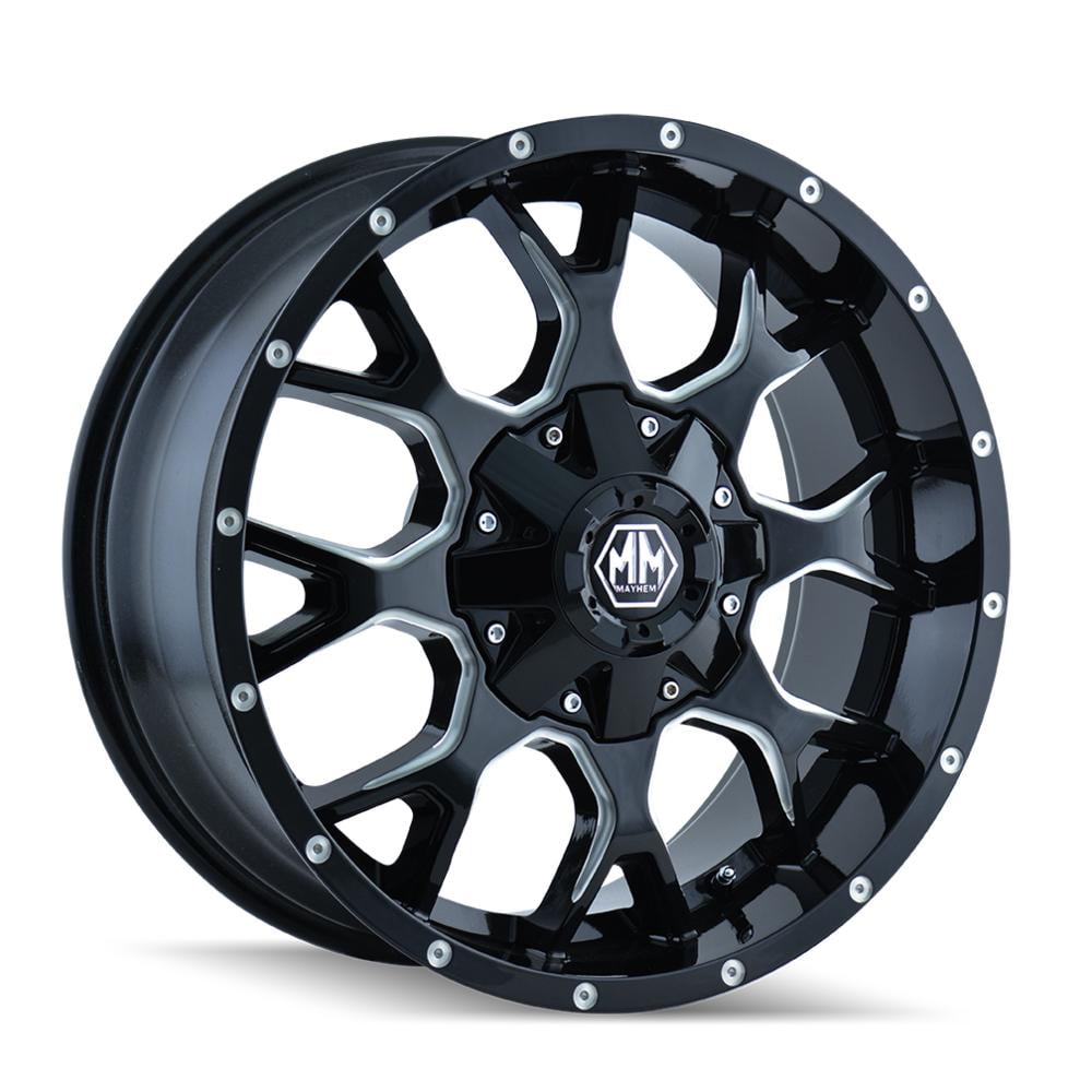 Warrior (8015) Blk/Milled Spokes 17