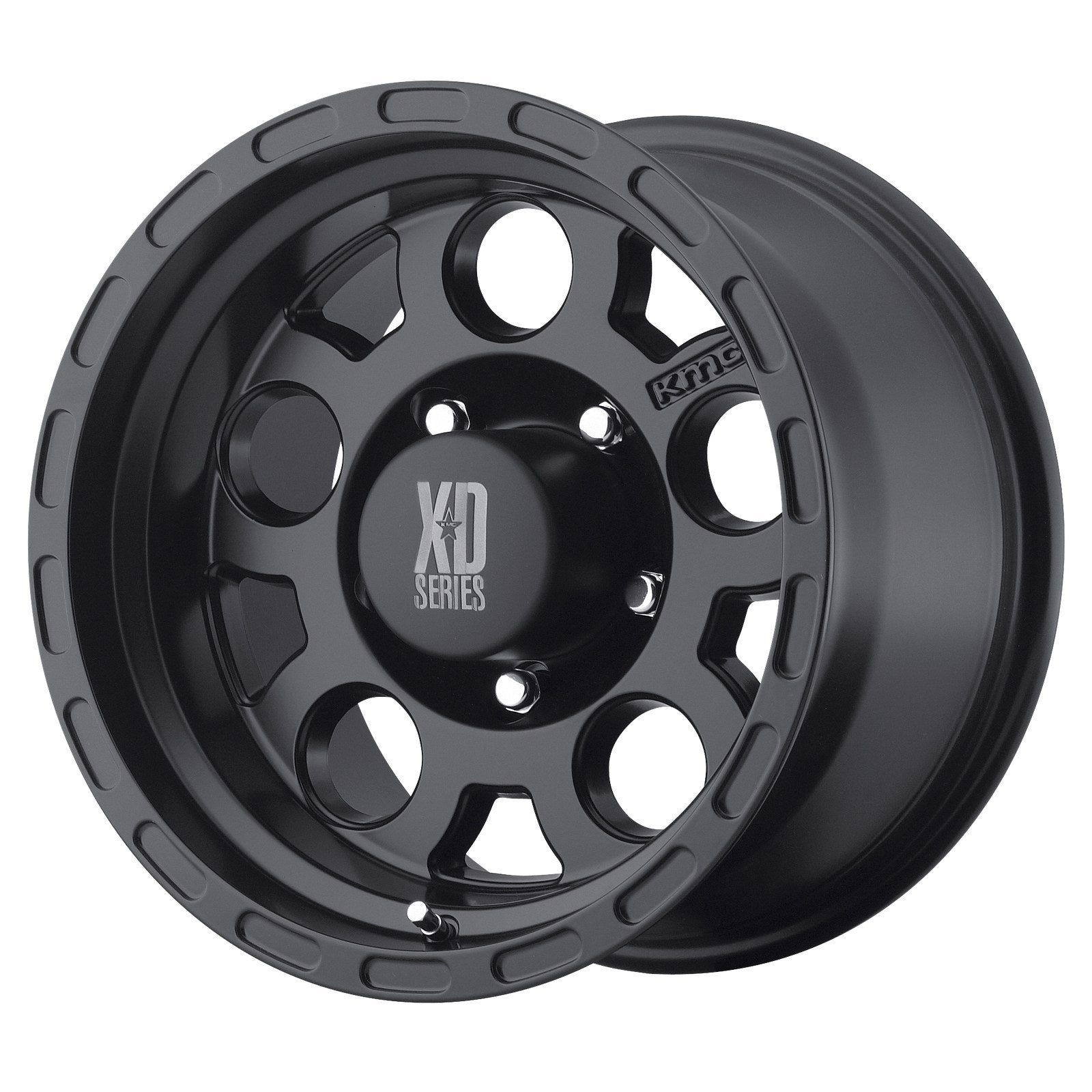 Xds Cap XD122 Matte Black 8 Lug