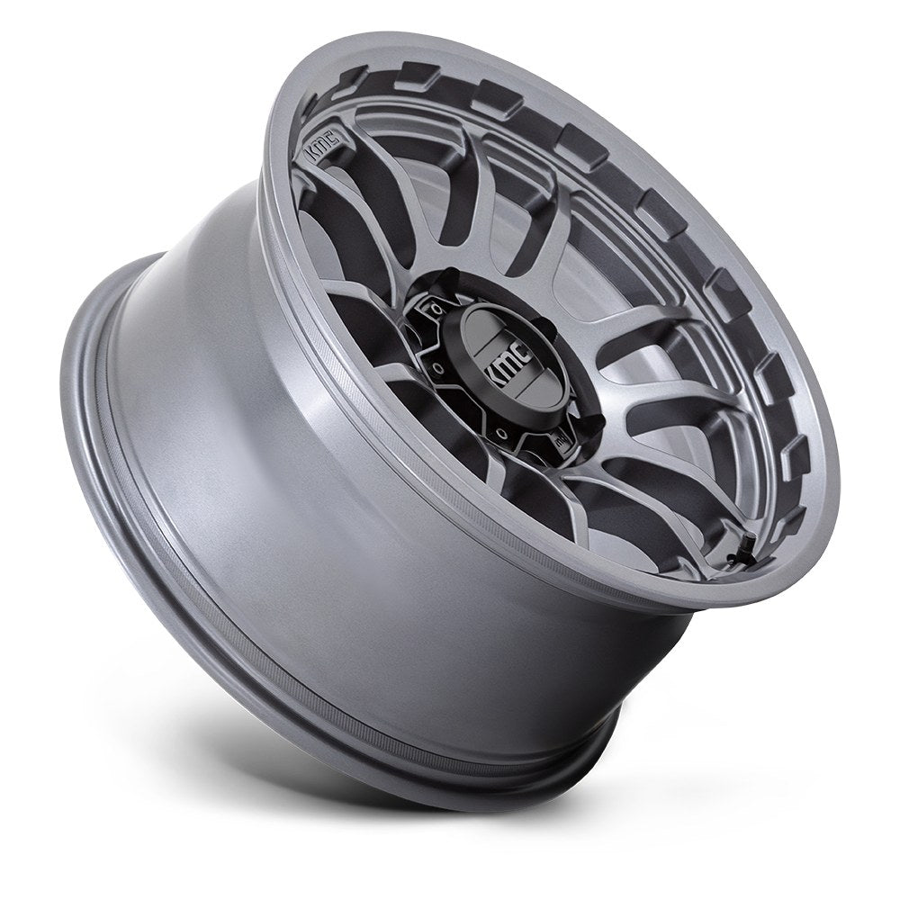 KMC KM727 Wrath 17X8.5 5X5.0 71.5 M-Anth +0