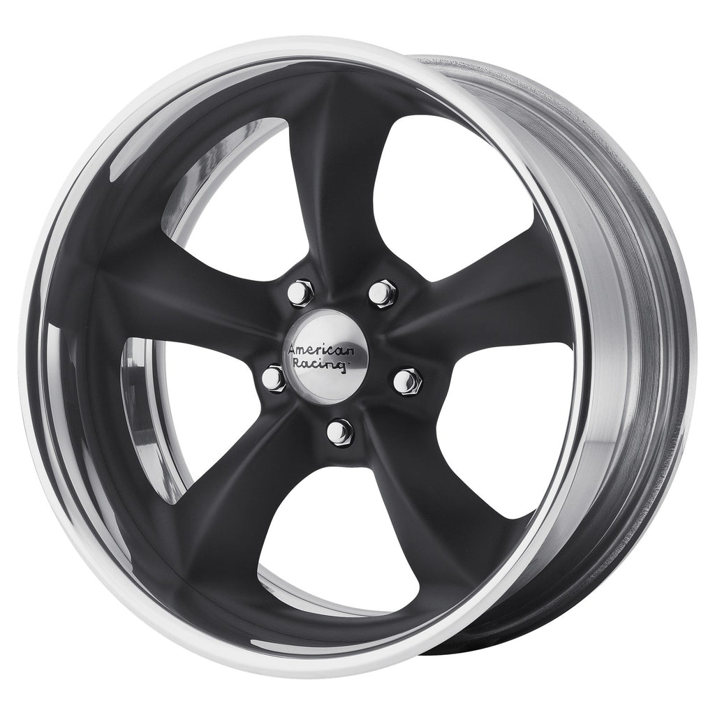 American Racing Vintage VN425 TT-SL 18X11 5X4.75 BLACK 5.5"