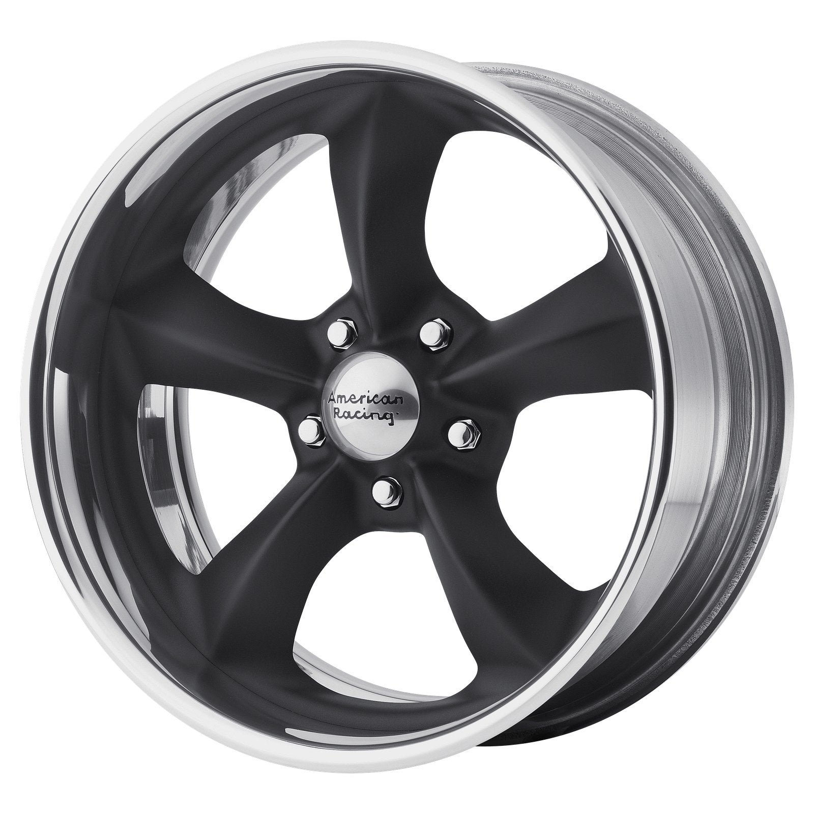 American Racing Vintage VN425 TT-SL 18X11 5X4.75 BLACK 5.5"