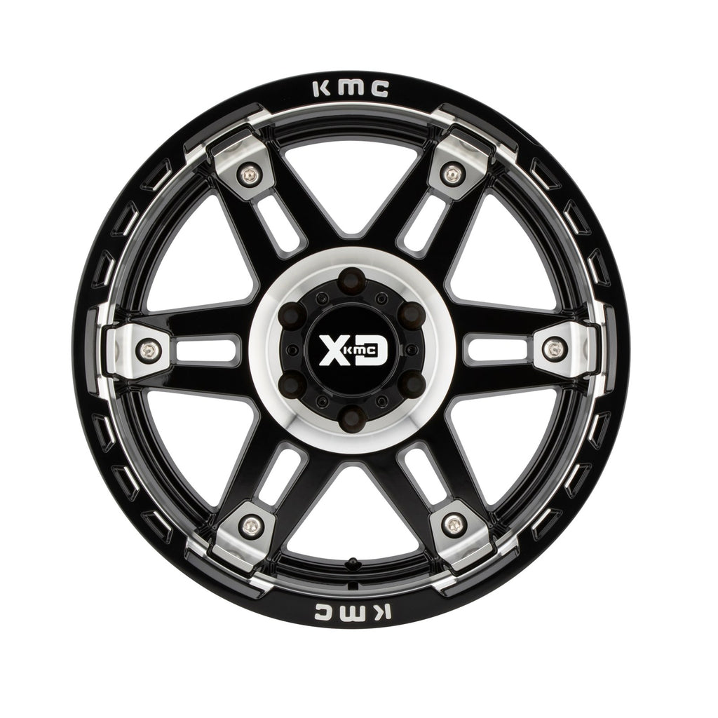 XD840 17X9 6X5.5 G-Blk Mach -12MM