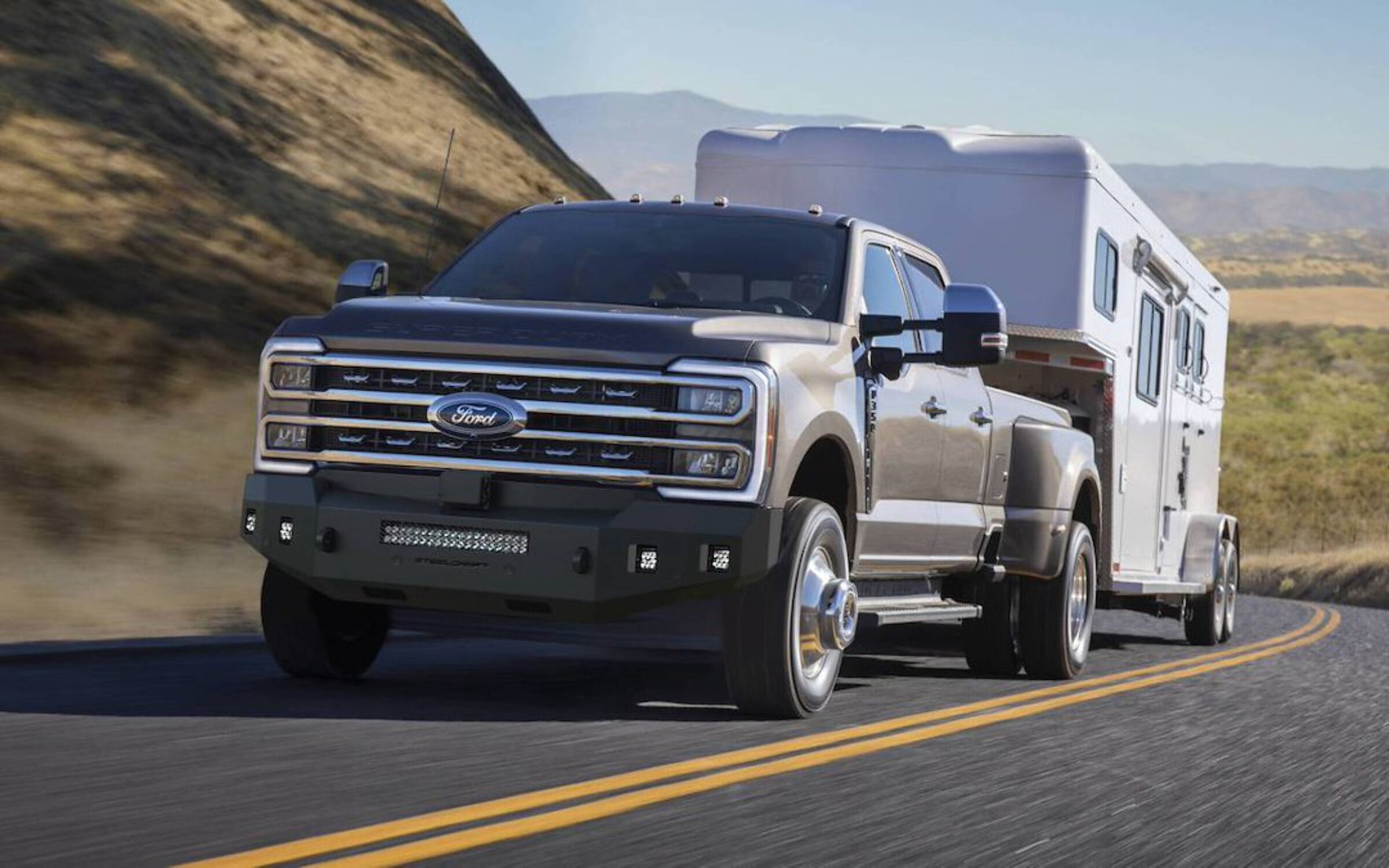 23-24 Ford Super Duty  Textured Bla