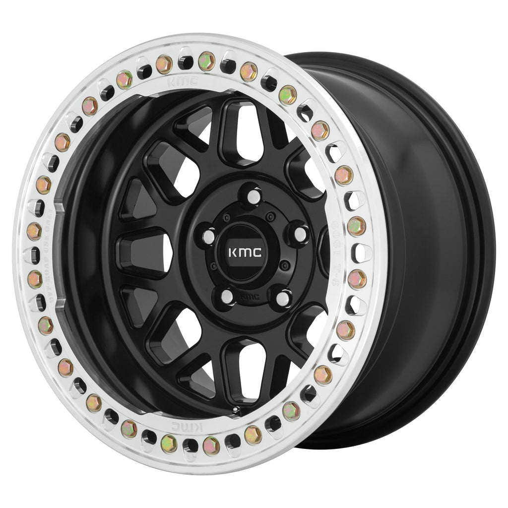 KMC Grenade Crawl Bl 17X9 6X5.5 S-Blk -38
