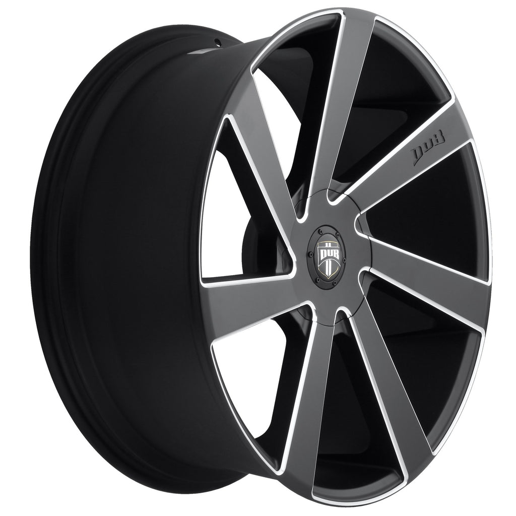 Dub 1PC Dub Directa Cap-Black Milled Edge