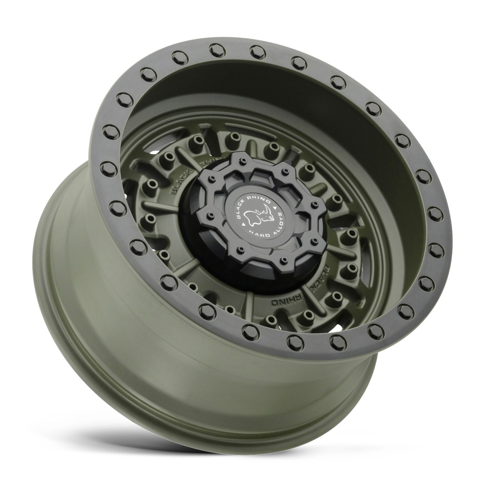 Black Rhino Hard Alloys BR ABRAMS 18X9.5 6X139 -18 112 OD-GRN