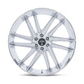 Dub 1PC Blaze 26X10 6X5.5 106 +25 Chrome