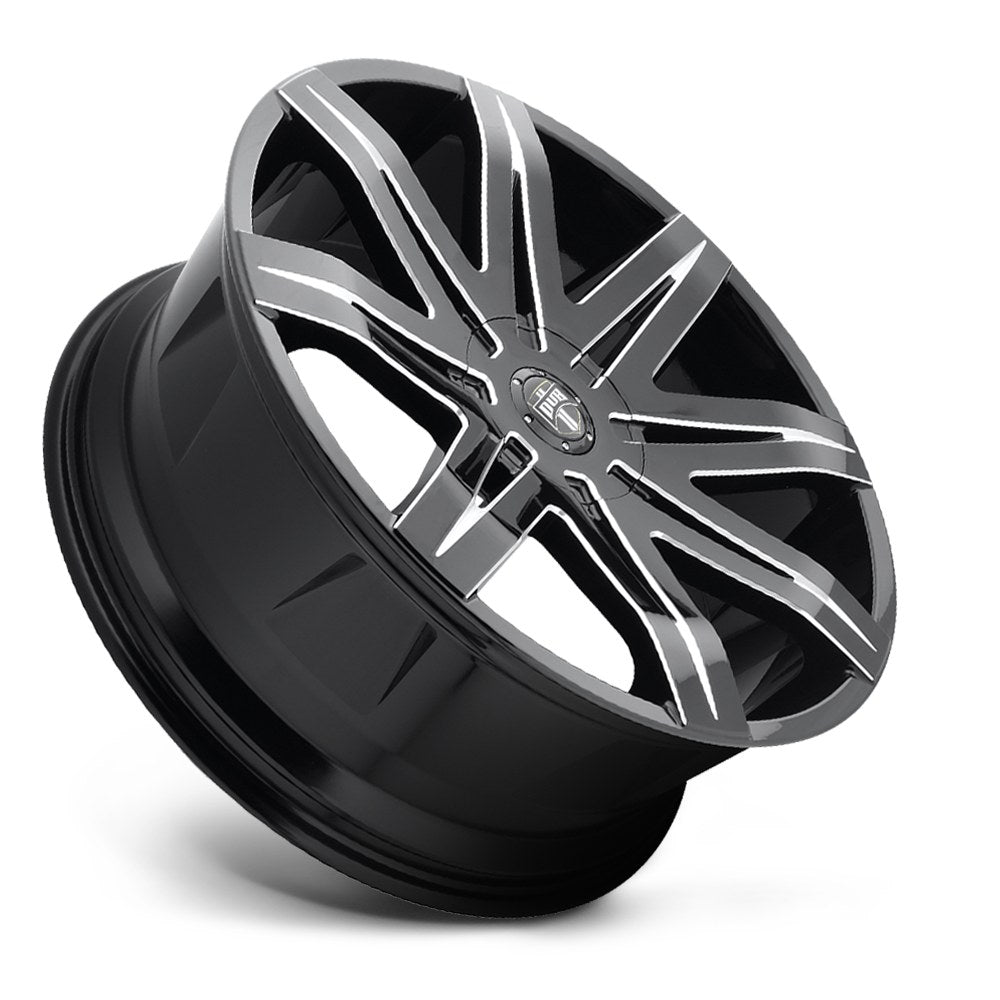 Dub 1PC Dub Stacks Cap-Gloss Black Milled