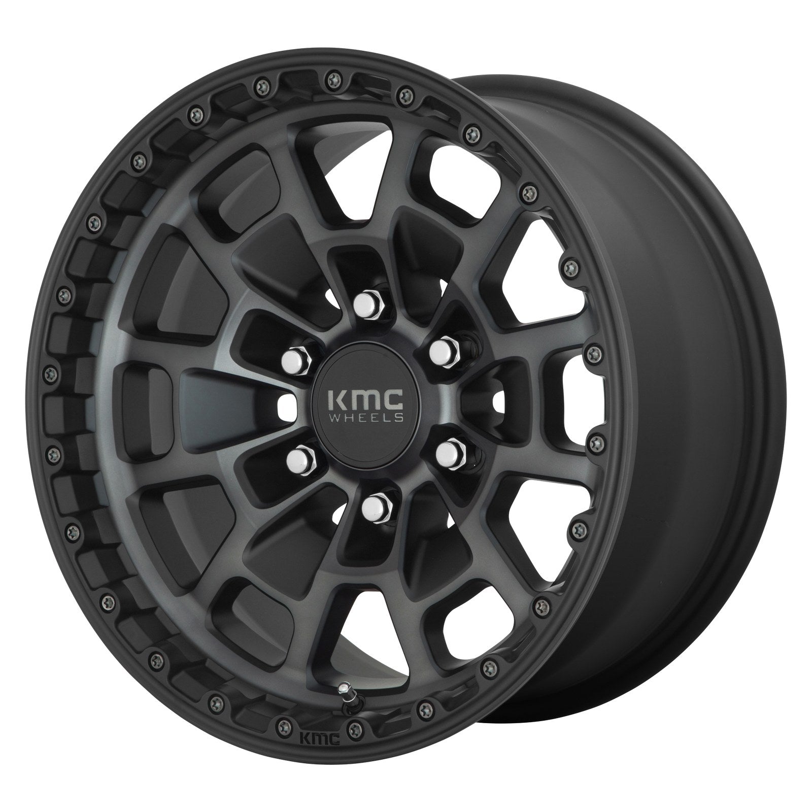 KMC KM718 17X8.5 6X135 S-Blk Gtcc 18MM