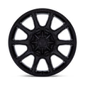 Fuel 1PC Super C 22X10 6X135/5.5 106 -18 Gblk Mil