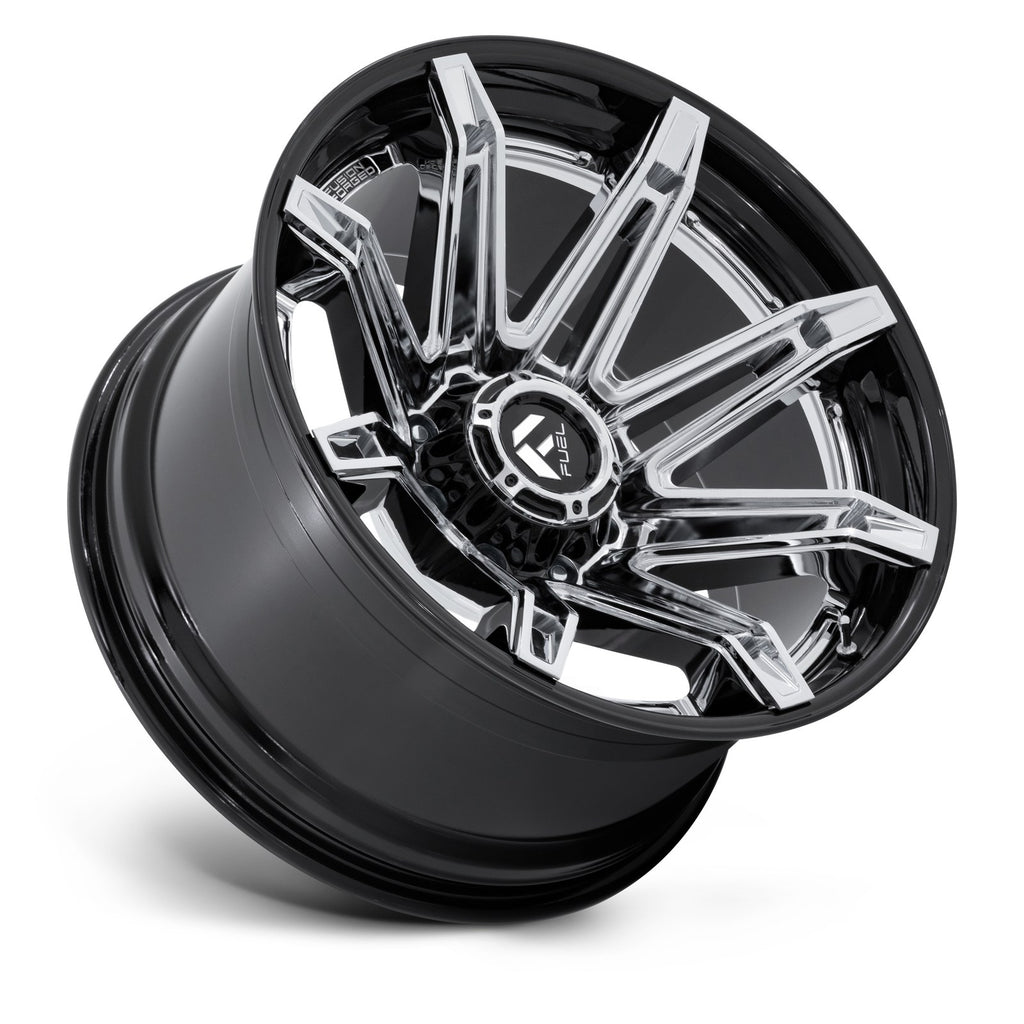 Fuel 1PC Brawl 24X12 8X6.5 125 -44 Chr G-Blk