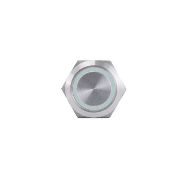 PUSH BUTTON SWITCH  GREEN HALO