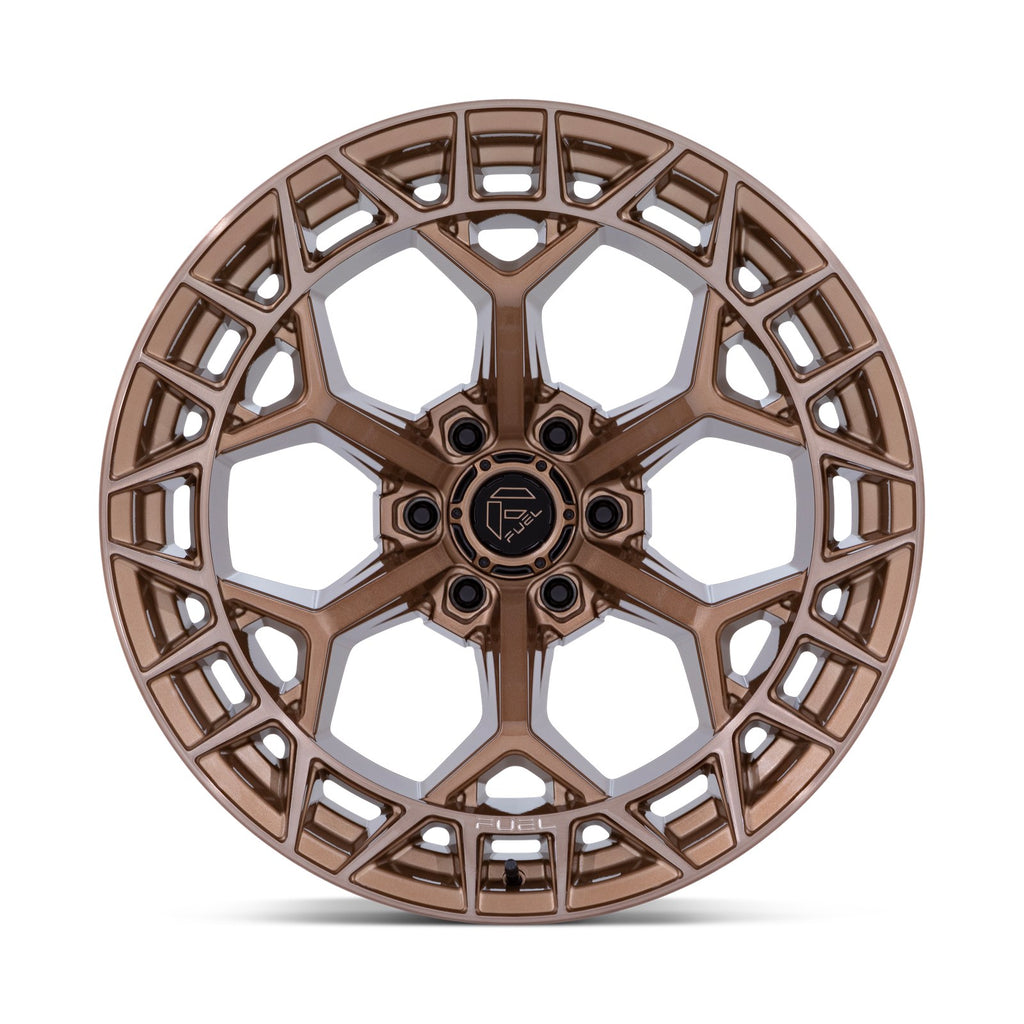 Fuel 1PC Charger 17X9 6X5.5 106 -12 Pltnm-Brnz