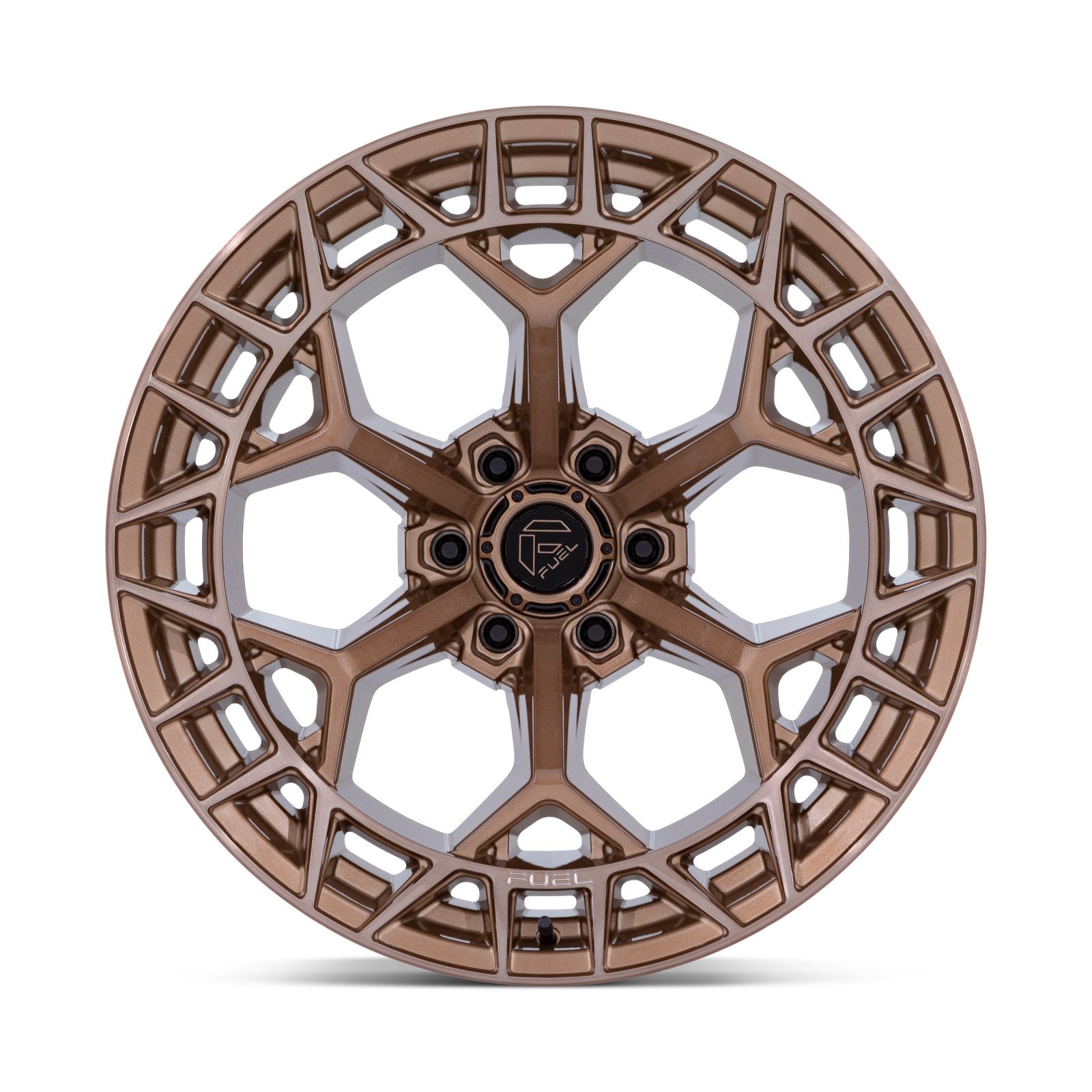 Fuel 1PC Charger 17X9 6X5.5 106 -12 Pltnm-Brnz
