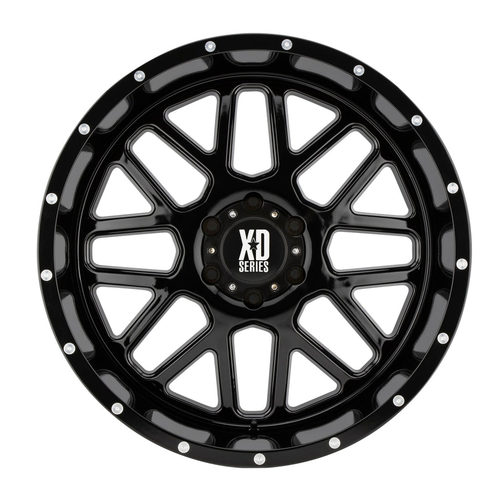 XD820 20X12 5X5.0 Satin Black -44MM