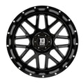 XD820 20X12 5X5.0 Satin Black -44MM
