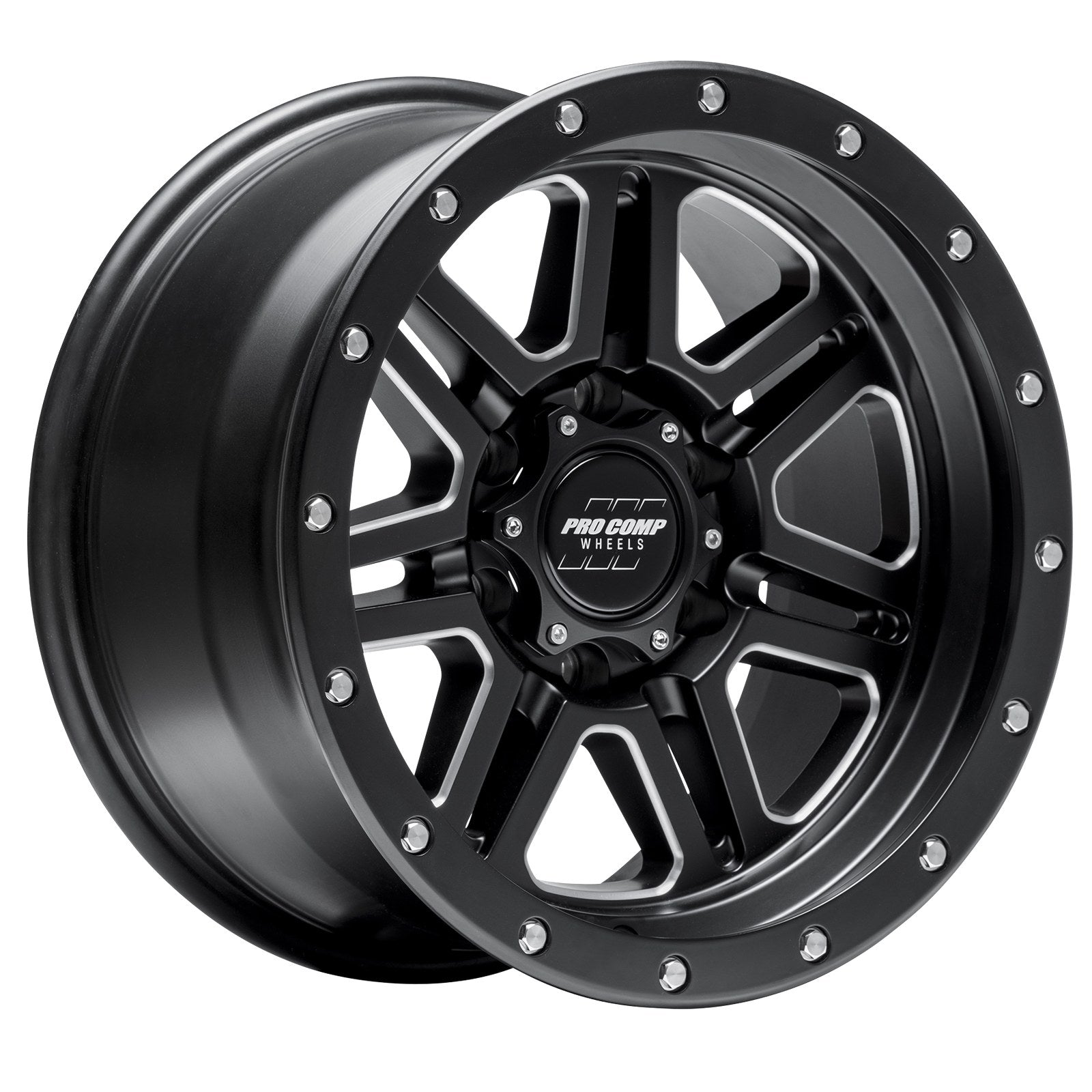 Pro Comp Alloys APEX 17X9 6X5.5 108 -6 S-BLK MILL