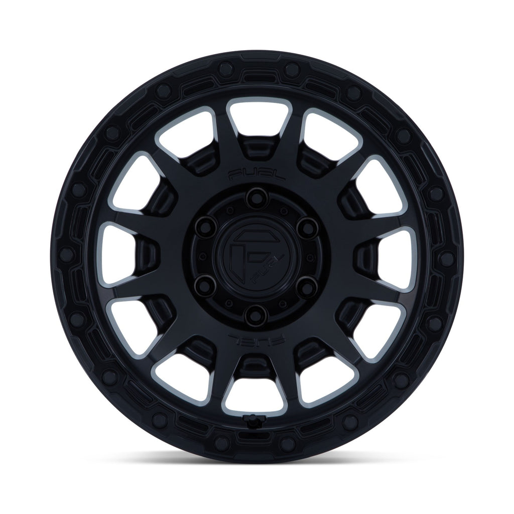 Fuel 1PC Fortress 18X9 6X135 87 +1 M-Blk G-Blk