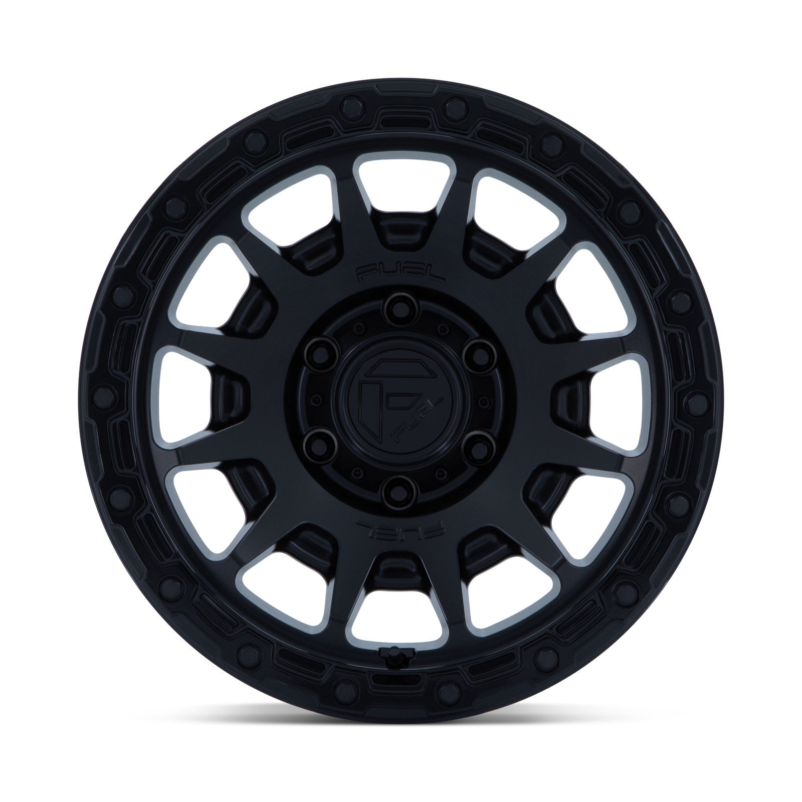 Fuel 1PC Fortress 18X9 6X135 87 +1 M-Blk G-Blk