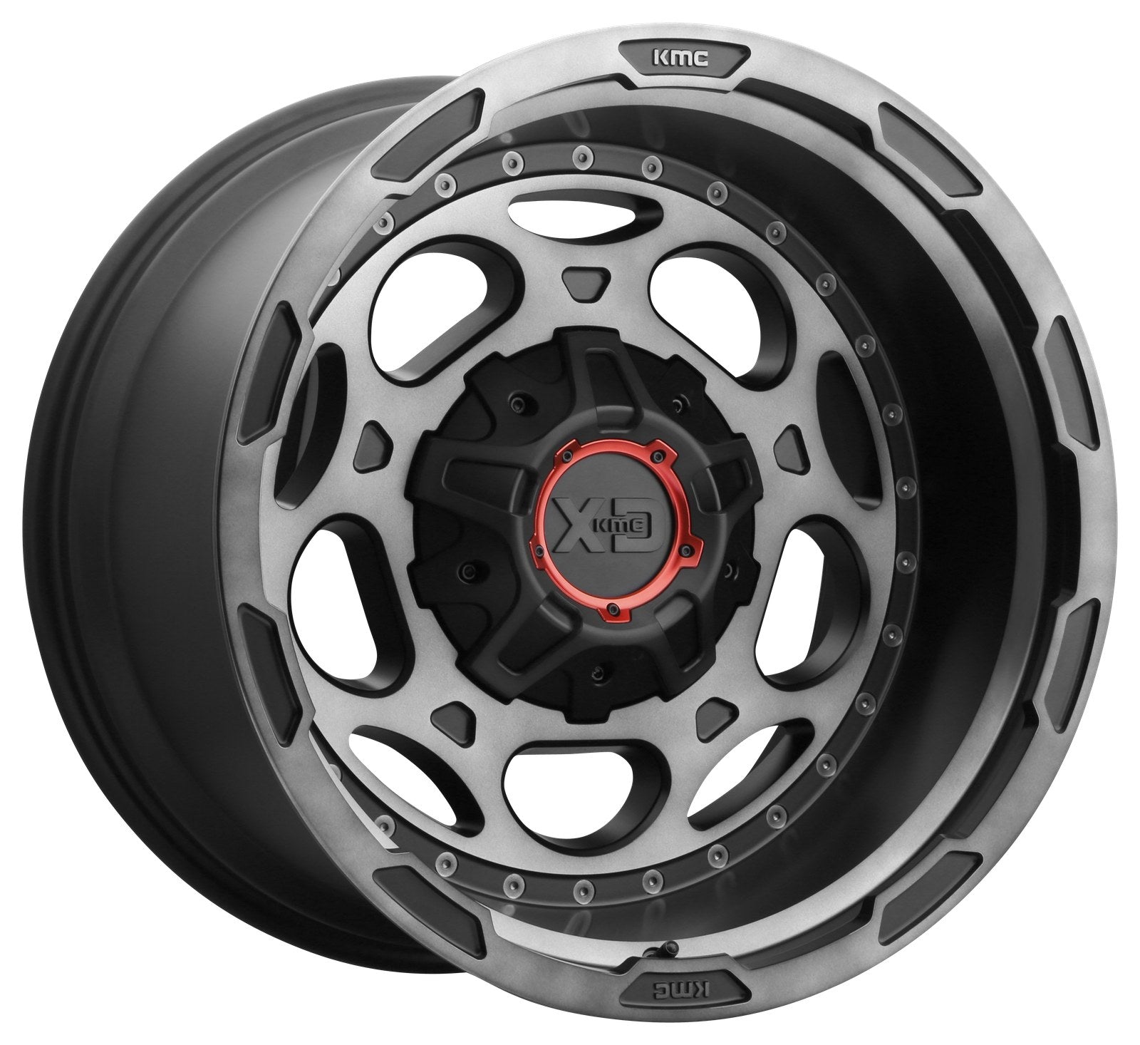 XD837 20X12 6X135/5.5 G-Blk Mill -44MM