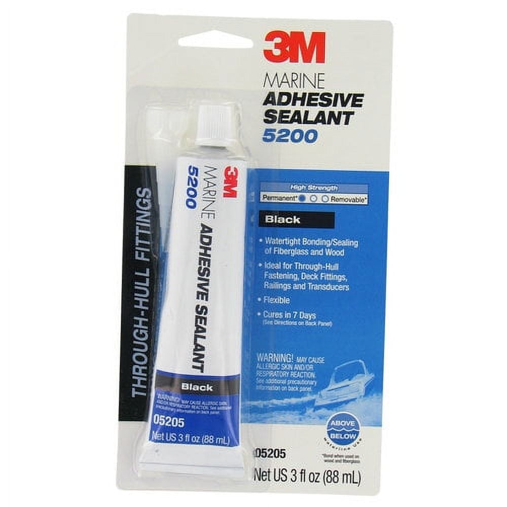 5200 Adhesive/Sealant-Black-3 Oz