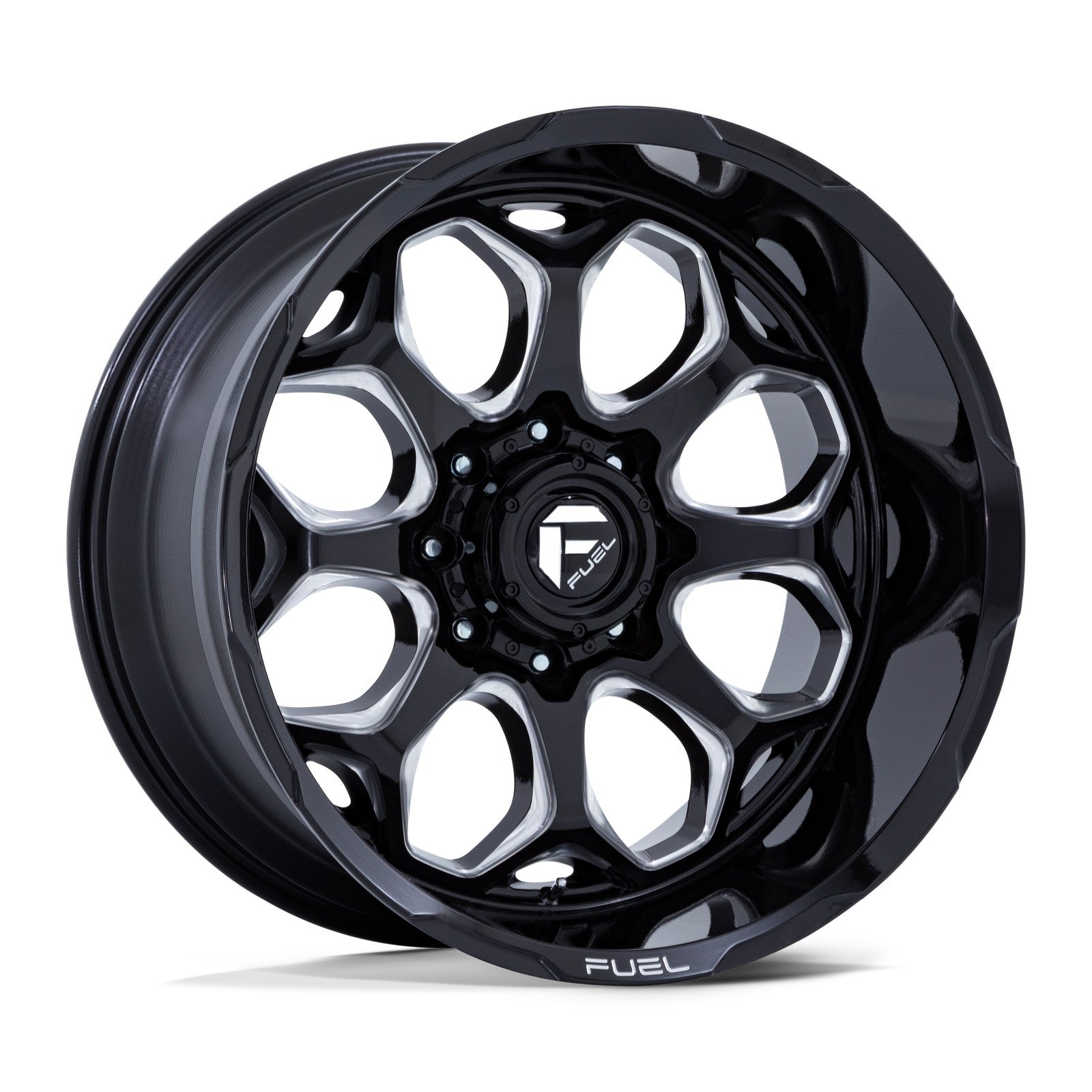 Fuel 1PC Scepter 22X12 8X170 125 -44 Pol-Mill