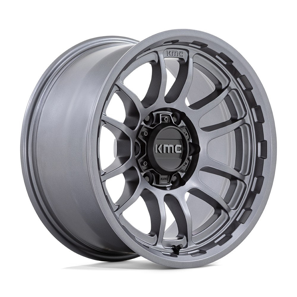 KMC KM727 Wrath 17X8.5 5X5.0 71.5 M-Anth +0