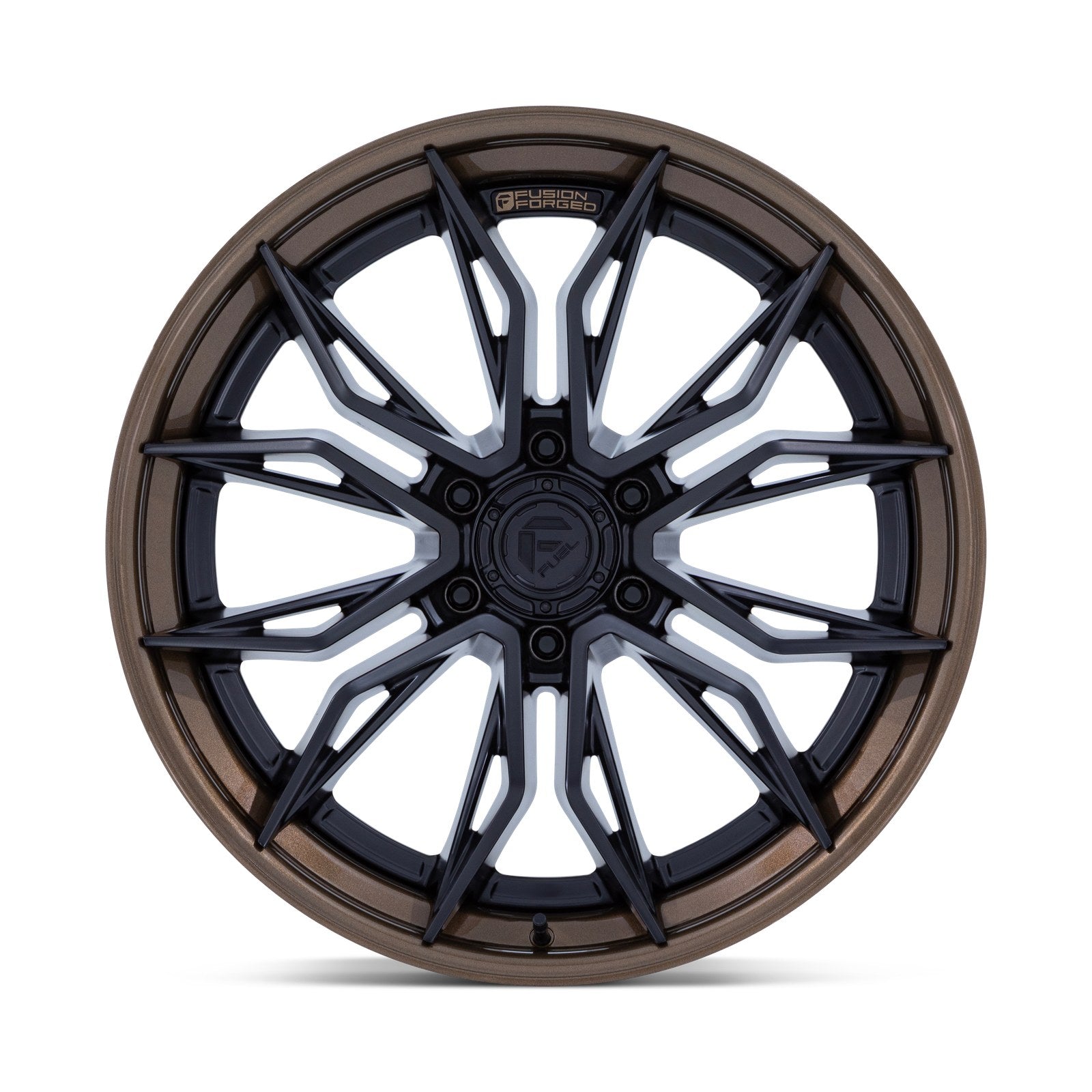 Fuel 1PC Mutiny 22X10 8X180 124 +0 M-Blk G-Brnz