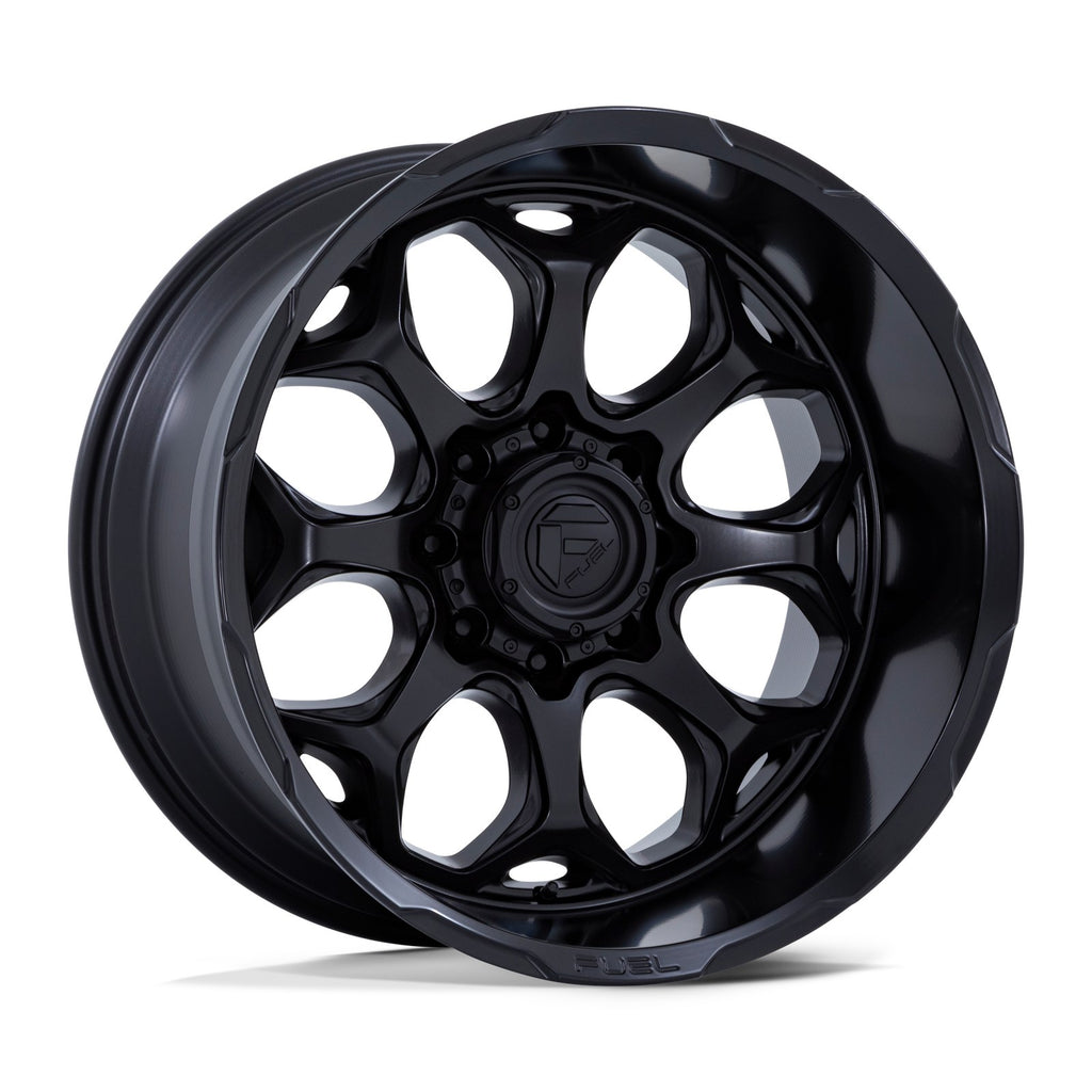 Fuel 1PC Scepter 22X12 8X170 125 -44 Blk-Out