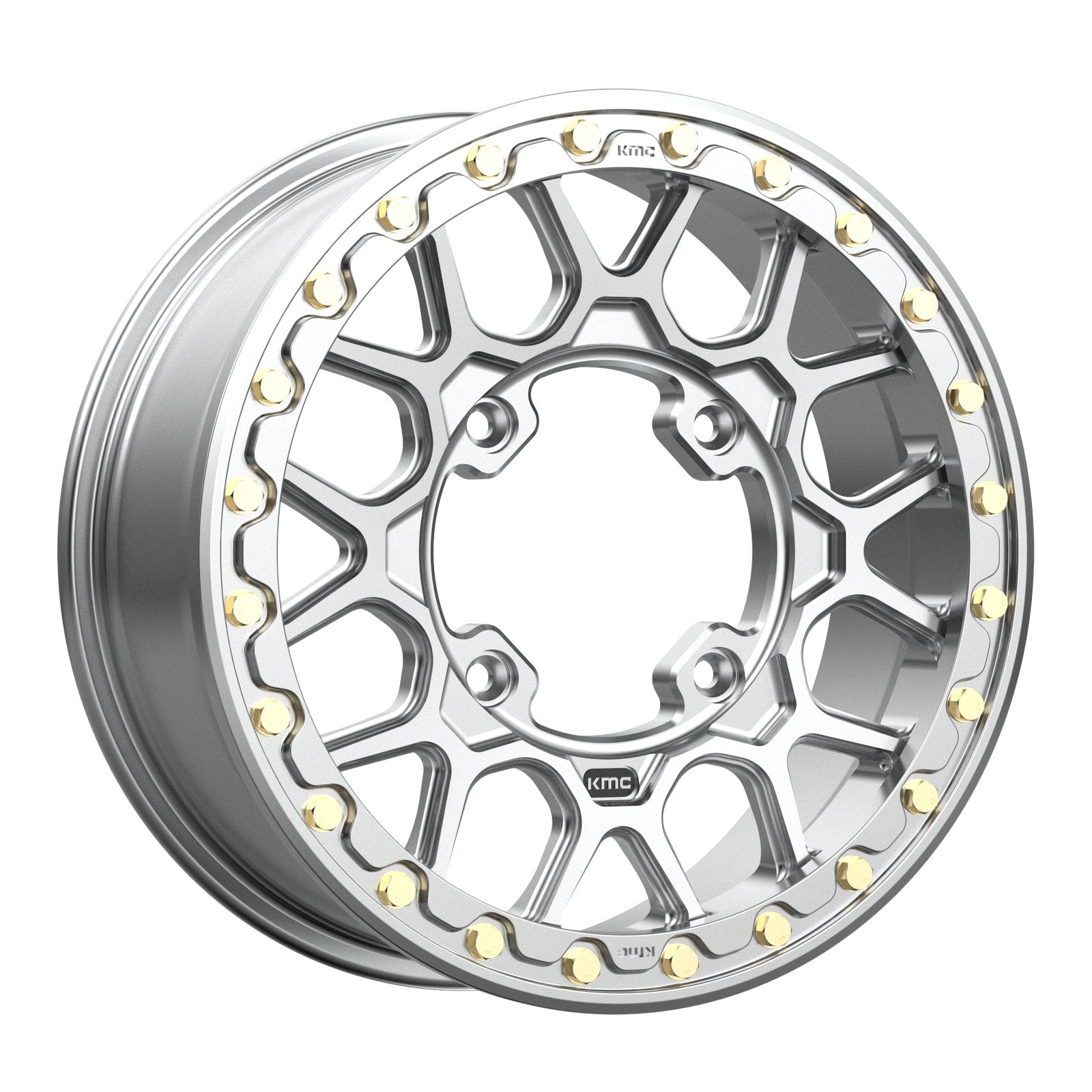 KMC Powersports GRENADE UTV BL 15X6 4X137 RAW-MACH +38