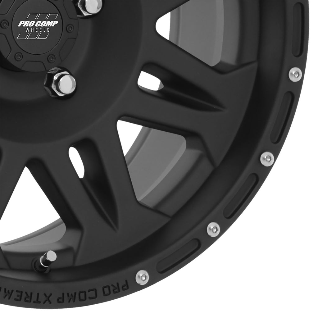 Pro Comp Alloys TORQ 17X9 6X5.5 108 -6 F-BLK