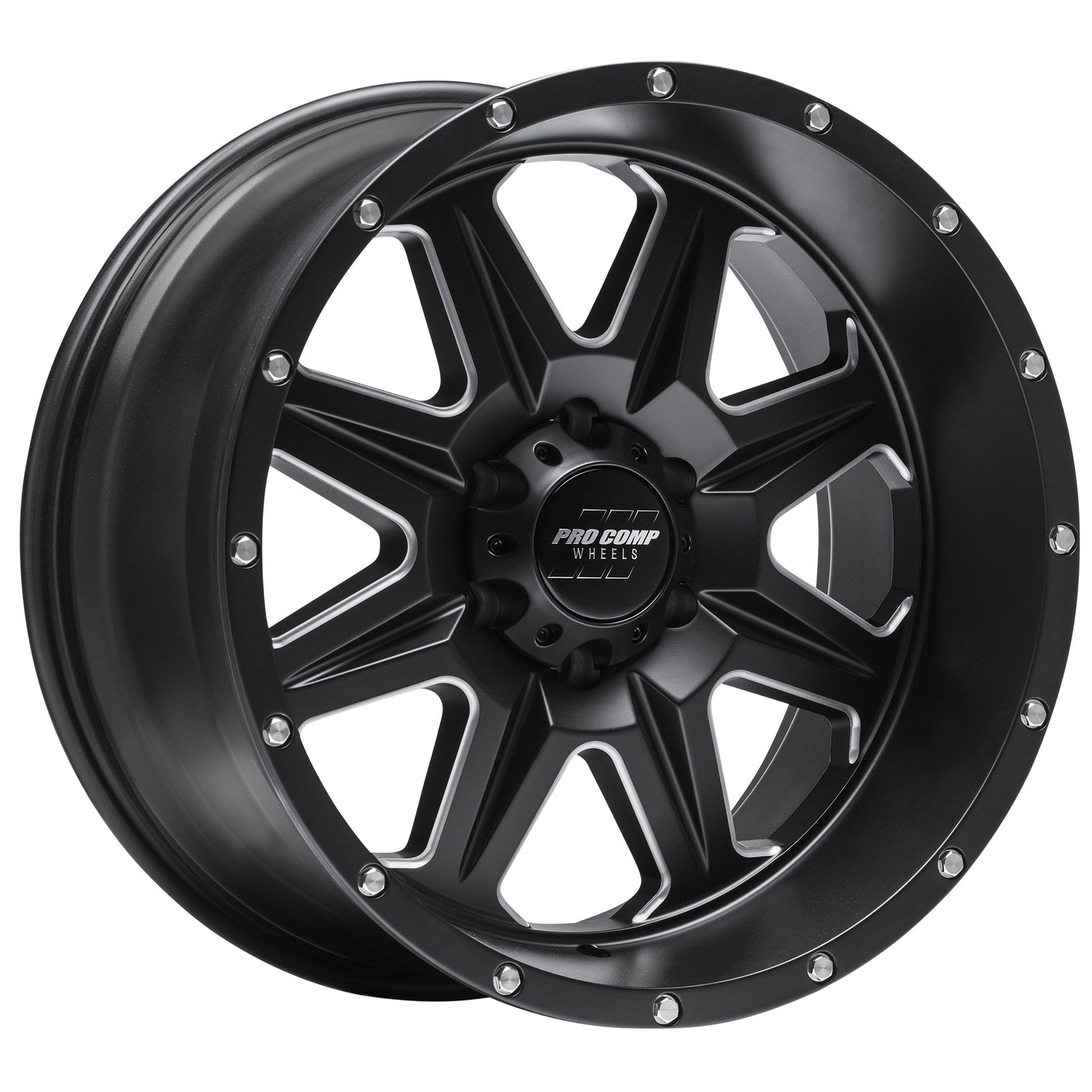Pro Comp Alloys RECON 20X10 5X5.5 108 -18 S-BLK MILL