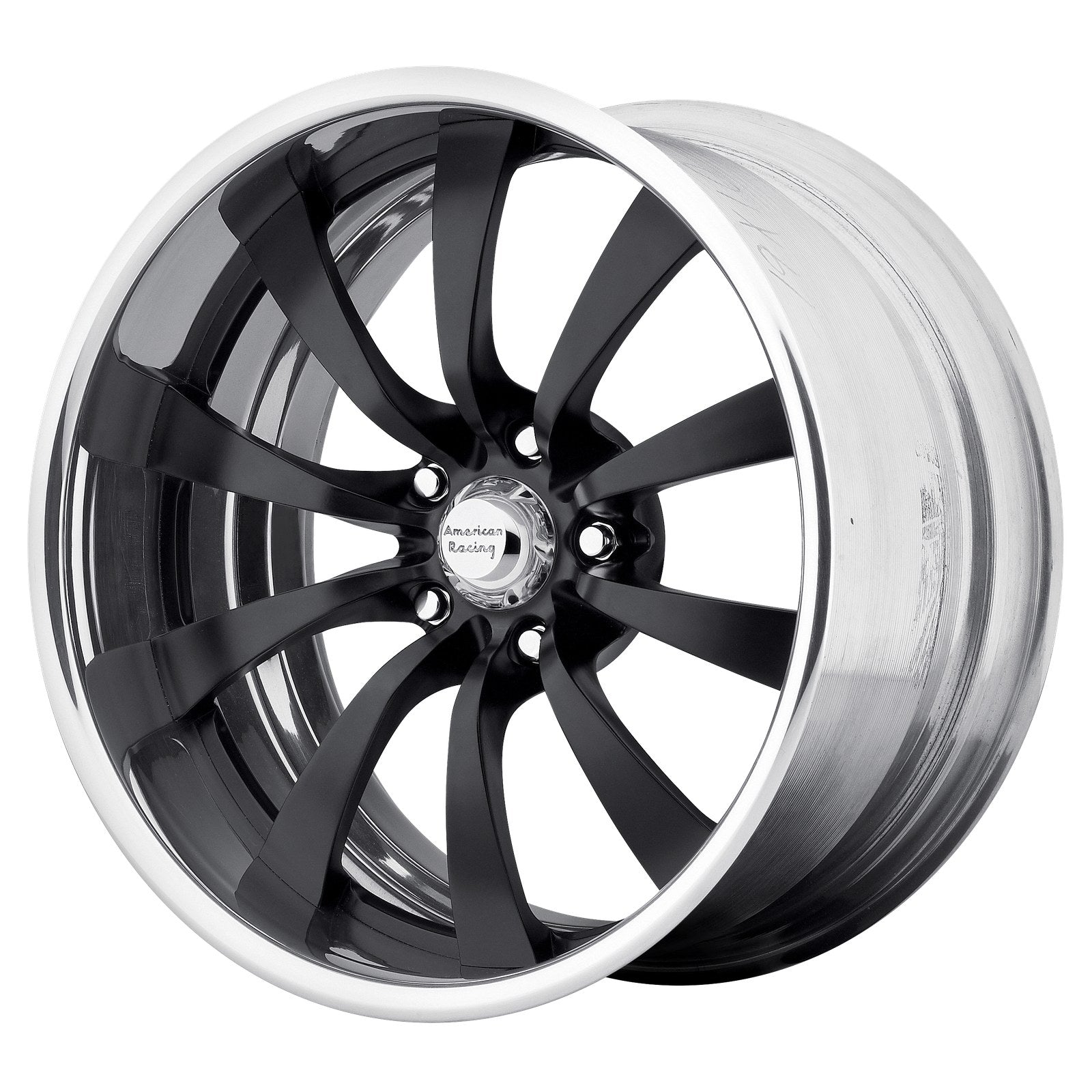 American Racing Forged VF499 FORGED 18X8 5X4.75 BLK/POL 4.5BS