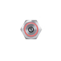 PUSH BUTTON POWER SWITCH  RED HALO