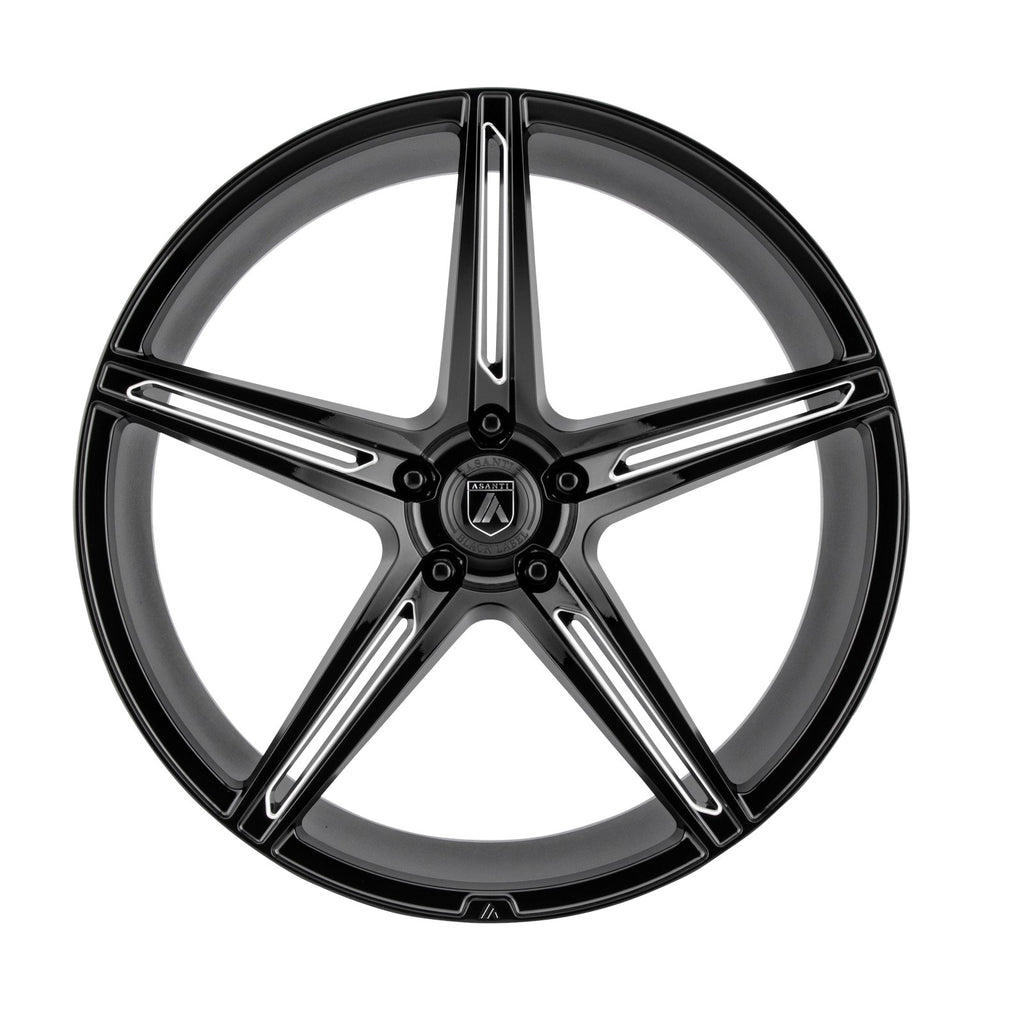 Asanti Black AB022 22X10.5 BLANK G-BLK MILL (108-127)