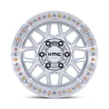KMC Grs 17X9 6X5.5 106 +0 G-Slv Mach-Fc