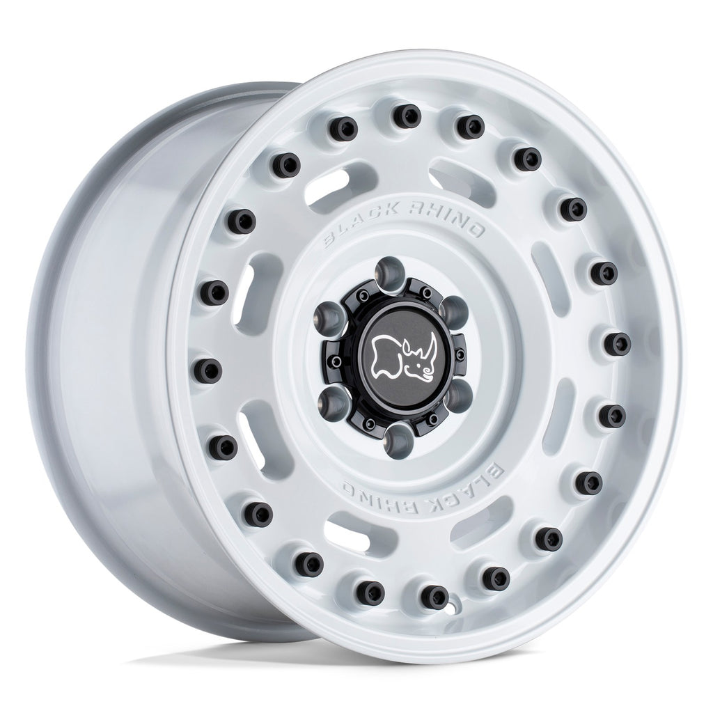 Black Rhino Hard Alloys BR AXLE 17X9.5 6X139 +6 112 G-WHITE