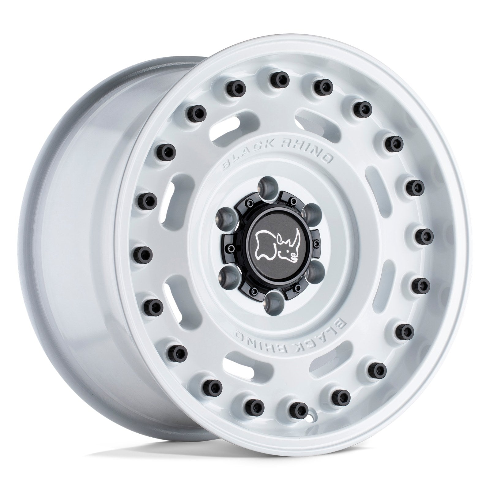 Black Rhino Hard Alloys BR AXLE 17X9.5 6X139 +6 112 G-WHITE